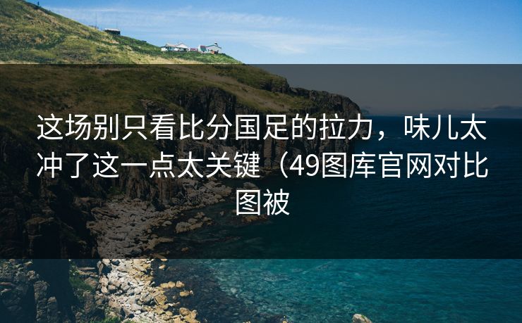 这场别只看比分国足的拉力，味儿太冲了这一点太关键（49图库官网对比图被